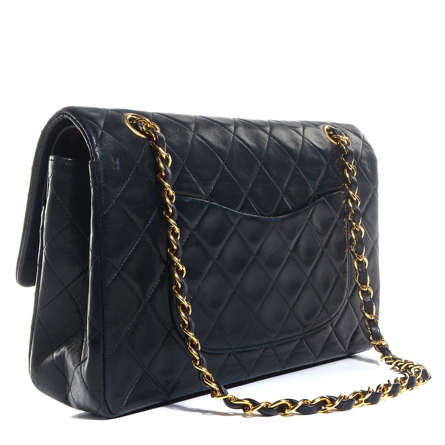 Chanel Lambskin Medium Double Flap Black 4 of 10