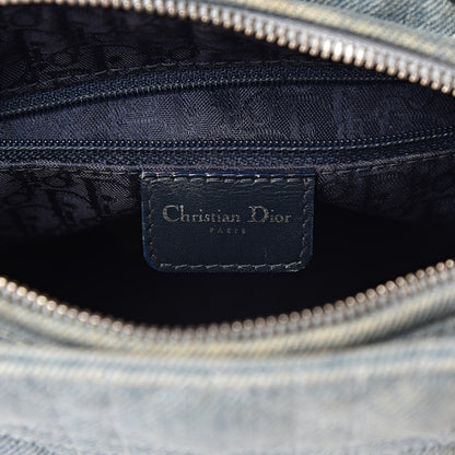 Christian Dior Denim Cannage Medium Lady Dior Blue 6 of 15