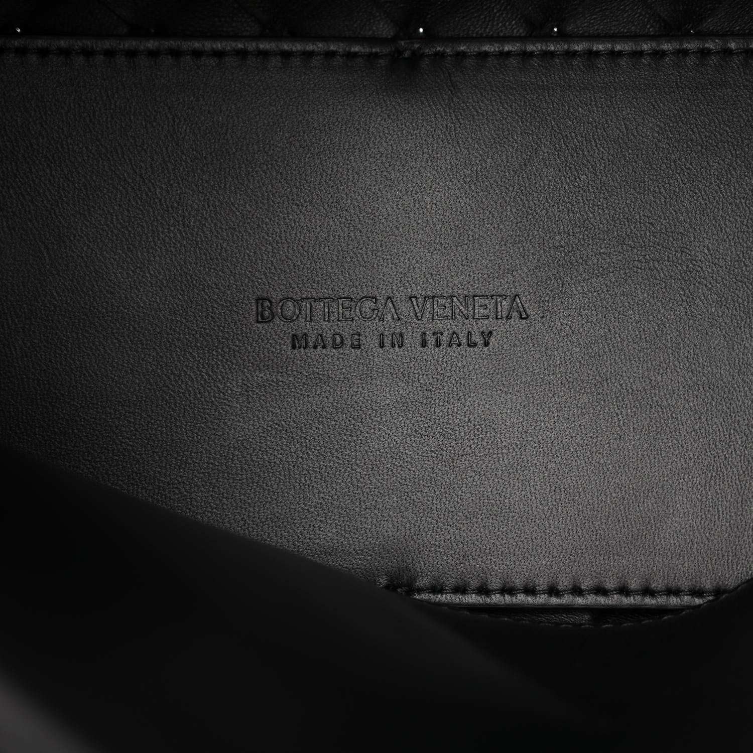 Bottega Veneta Nappa Intrecciato Small Andiamo Shoulder Bag Black 6 of 9