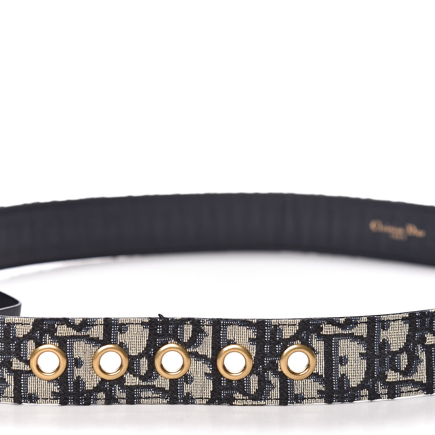 Christian Dior Oblique 35mm Diorquake Belt 85 Blue Multi 7 of 7