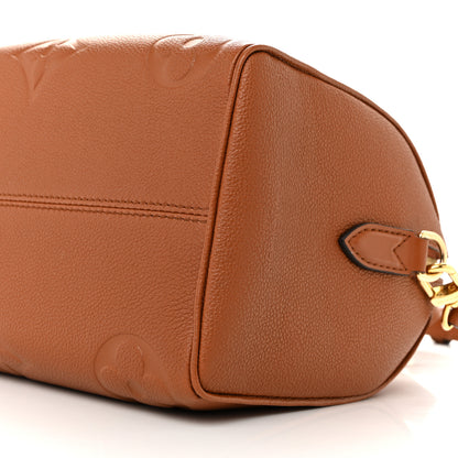 Louis Vuitton Empreinte Monogram Giant Speedy Bandouliere 25 Cognac 9 of 11