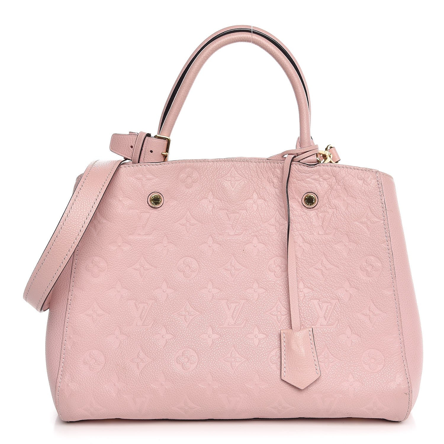 Louis Vuitton Empreinte Montaigne MM Rose Ballerine 1 of 15