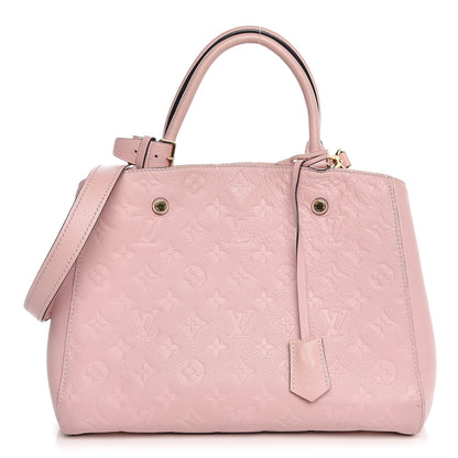 Louis Vuitton Empreinte Montaigne MM Rose Ballerine 1 of 15