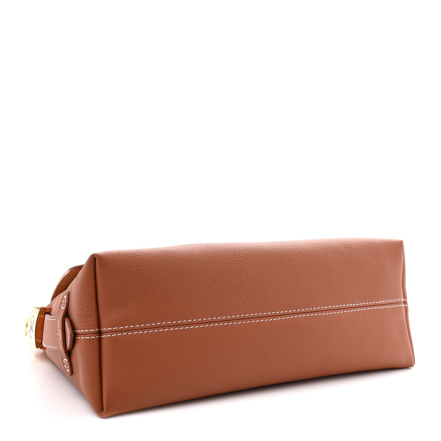 Grained Calfskin Low Key Messenger Cognac