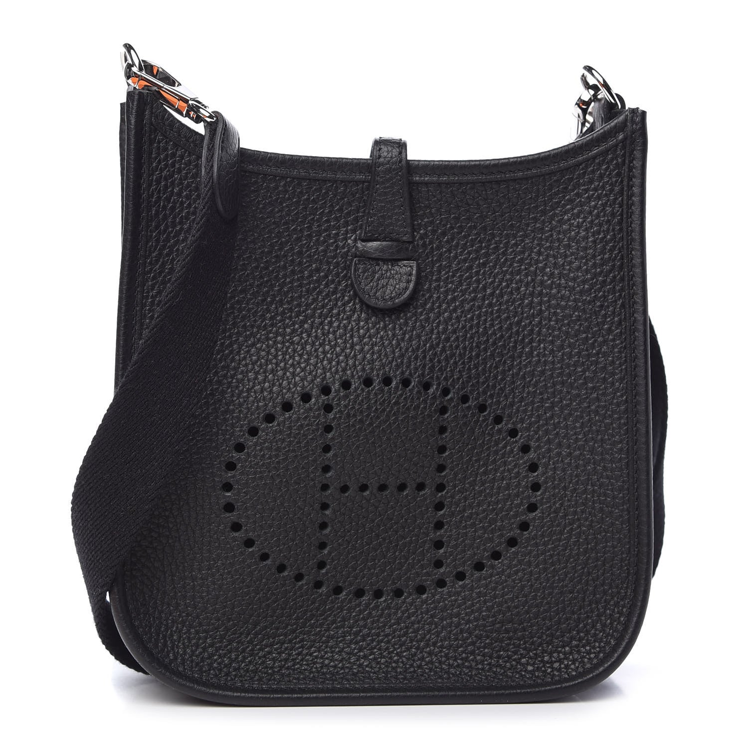 Hermes Taurillon Clemence Evelyne TPM Black 1 of 11