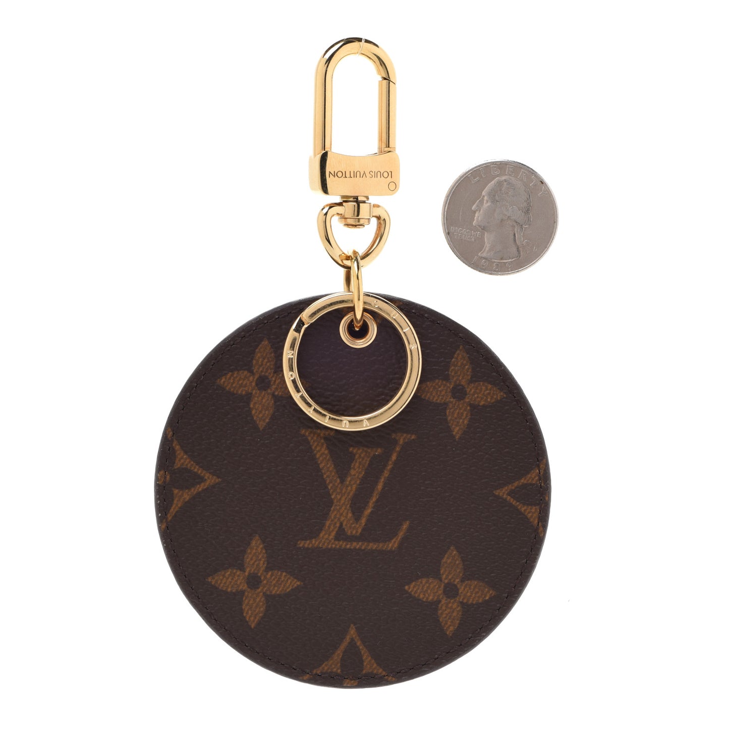 Monogram Reverse Key Holder Bag Charm