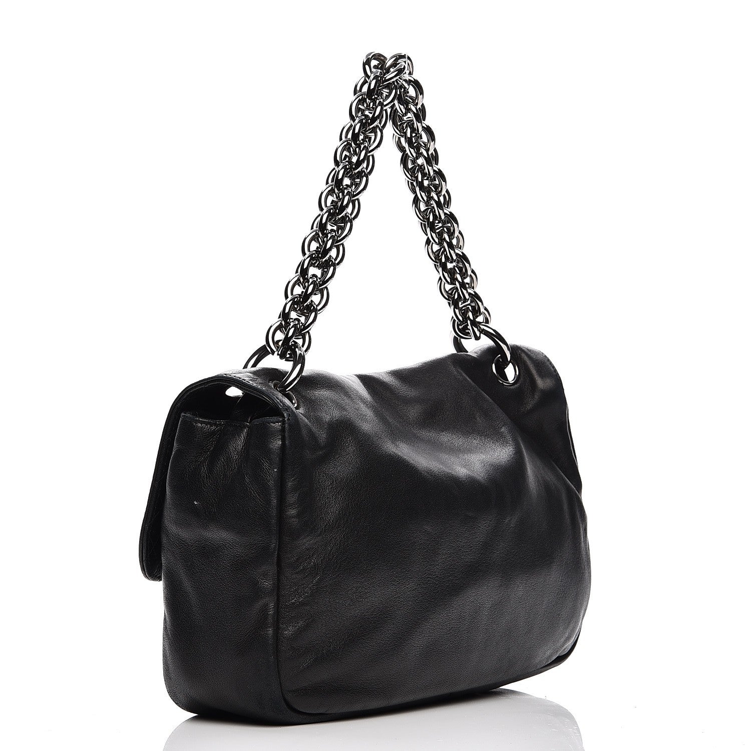 Chanel Lambskin Medium Soft and Chain Flap Black 3 of 19