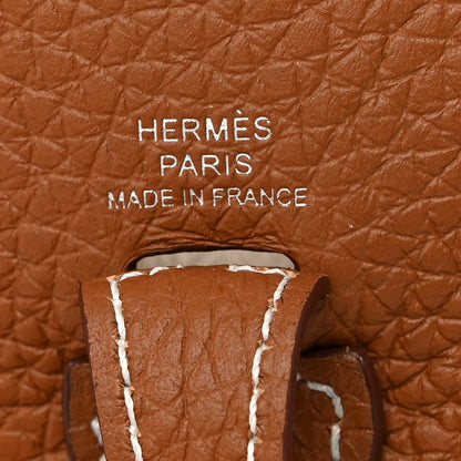 Hermes Taurillon Clemence Evelyne TPM Gold 6 of 11