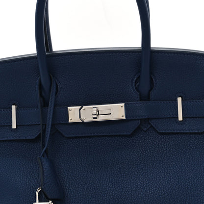 Hermes Togo Birkin 30 Bleu Saphir 8 of 12
