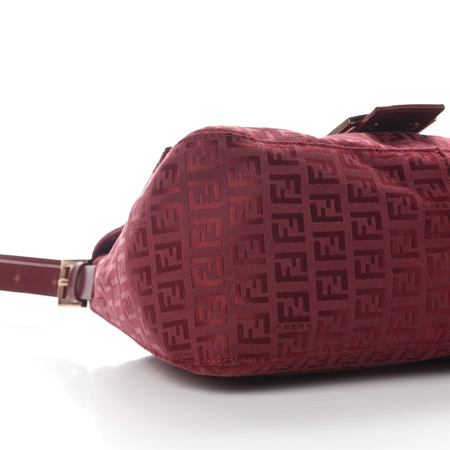 Fendi Zucchino Mama Baguette Red 8 of 9