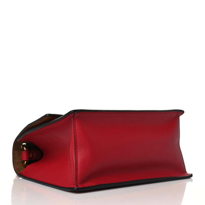 Fendi Vitello Grace Matte Small Kan U Shoulder Bag Fragola 3 of 8