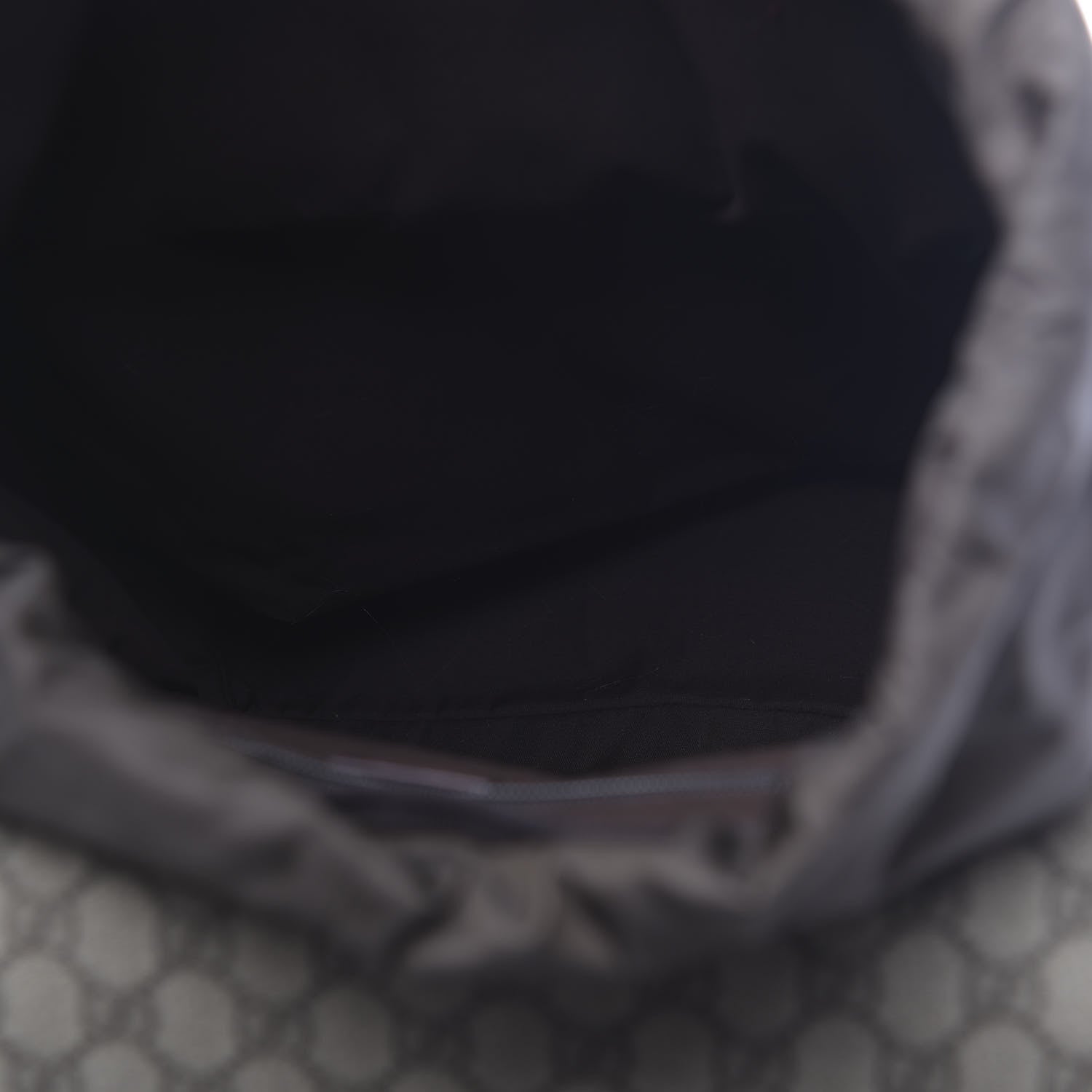 Gucci GG Supreme Monogram Medium Single Buckle Rucksack Backpack Beige Ebony Brown 4 of 9