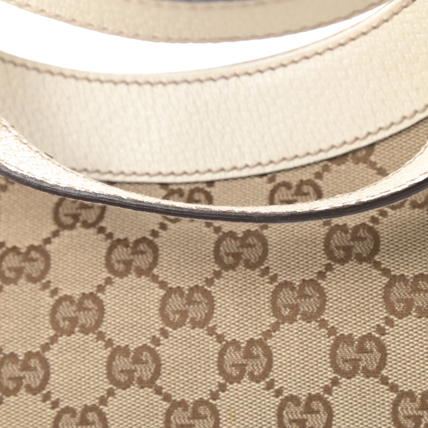 Monogram Medium Charmy Shoulder Bag Off White