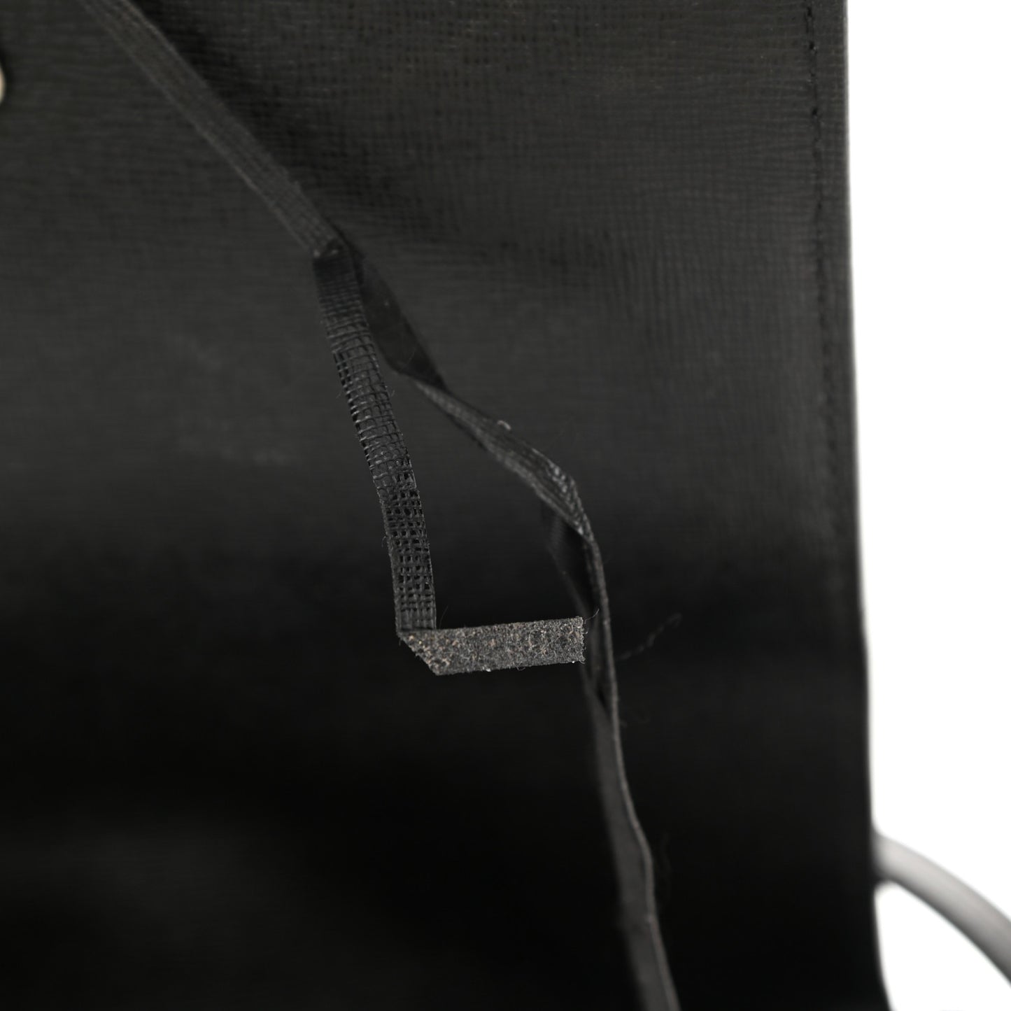 Calfskin Diag Flap Bag Black White