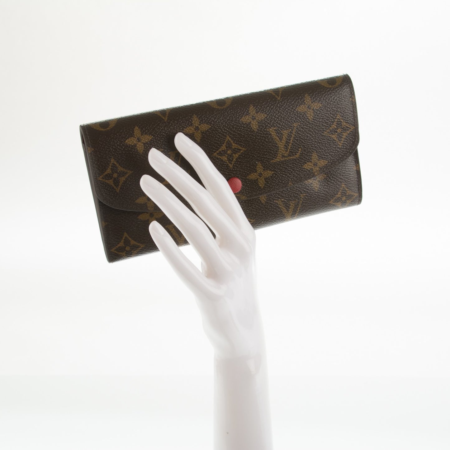 Monogram Emilie Wallet Rouge