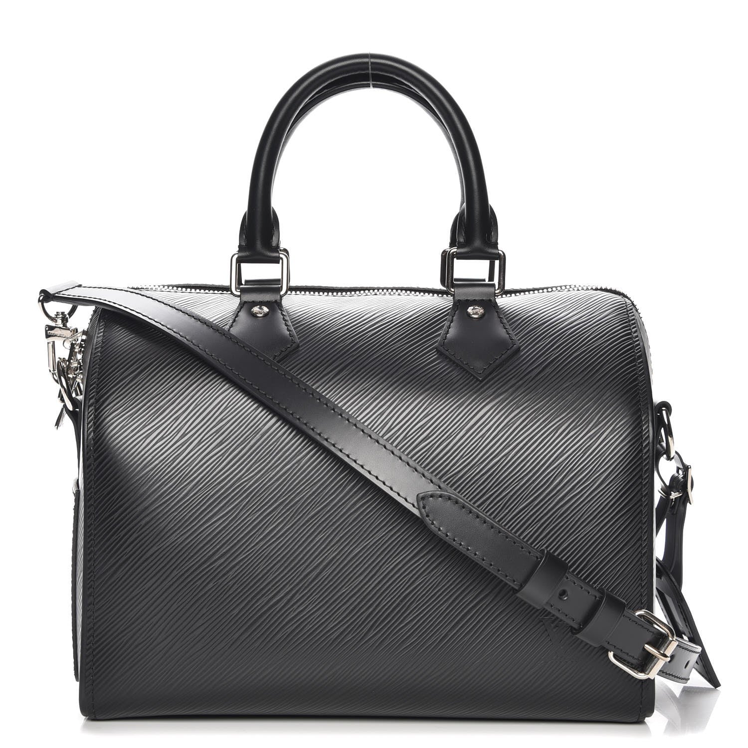 Louis Vuitton Epi Speedy Bandouliere 25 Black 1 of 9