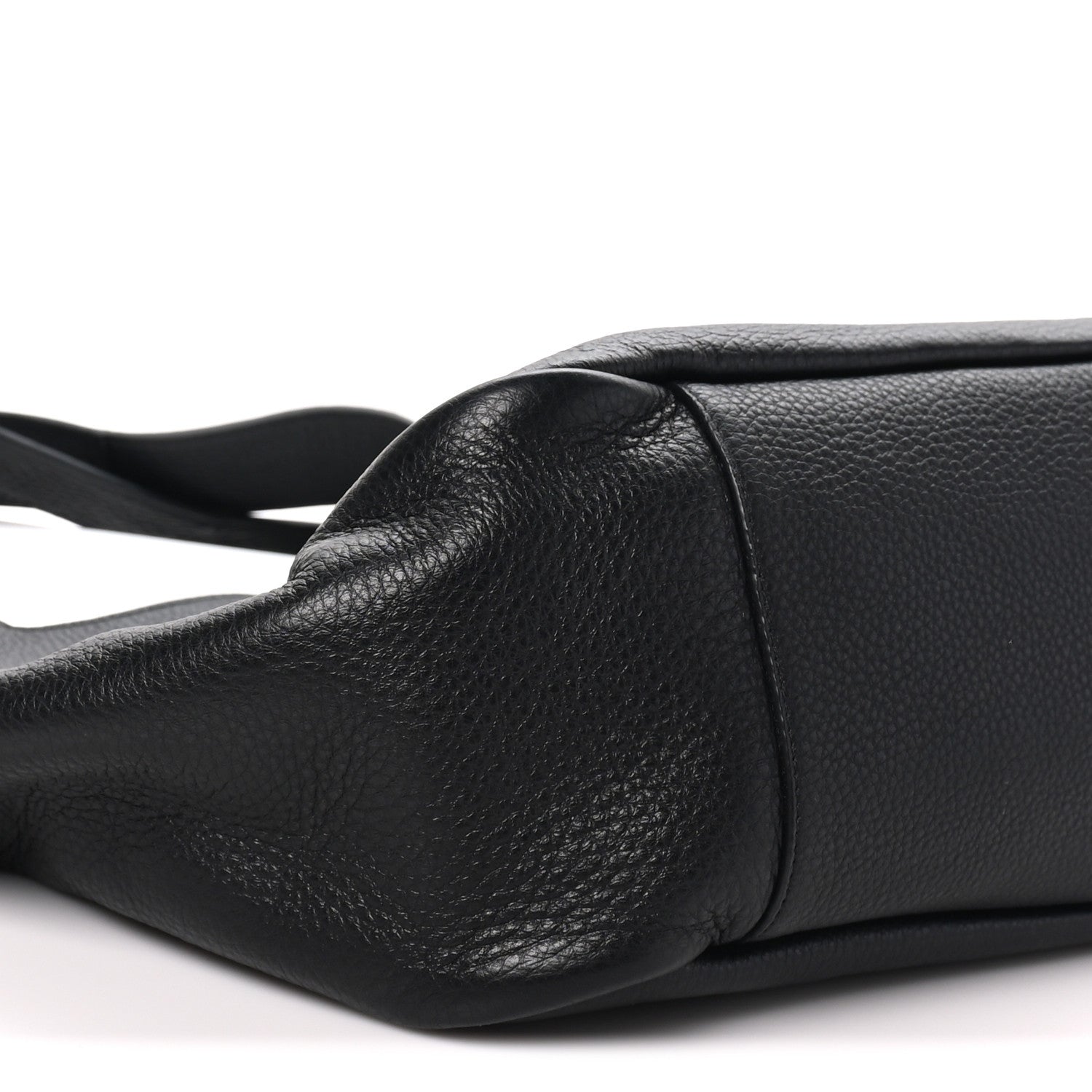 Saint Laurent Grained Deerskin Bea Tote Black 8 of 9