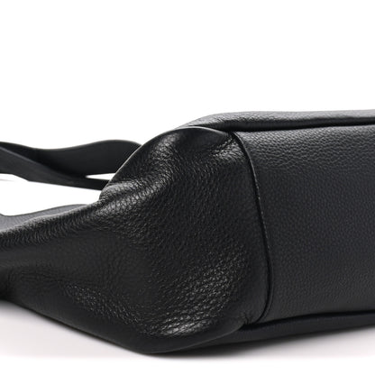 Saint Laurent Grained Deerskin Bea Tote Black 8 of 9