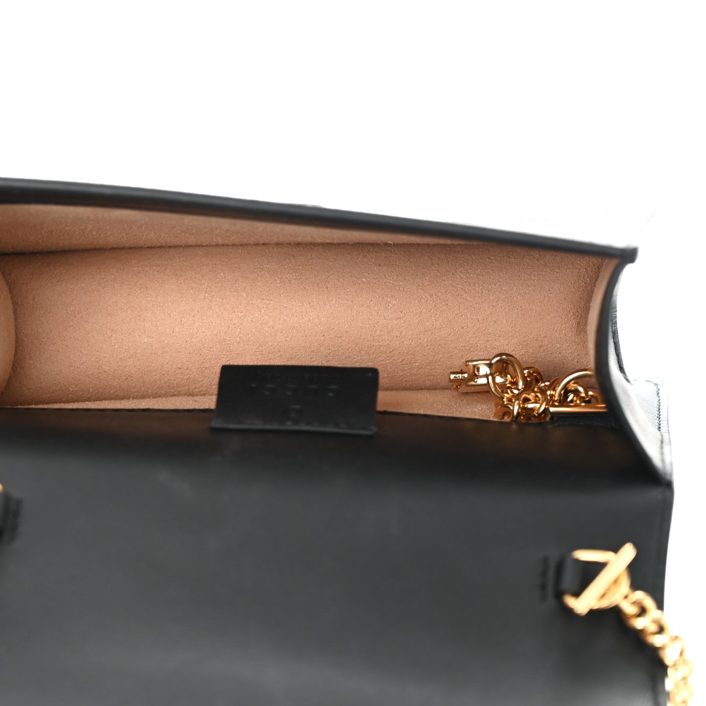 Calfskin Super Mini Sylvie Chain Shoulder Bag Black