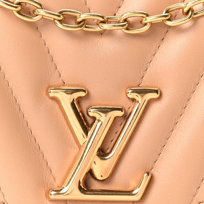 Louis Vuitton Calfskin LV New Wave Chain Bag Taupe Arizona 7 of 9