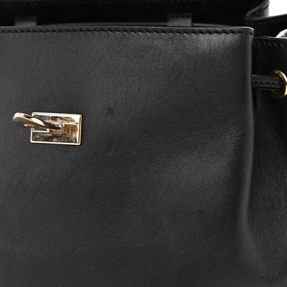 Valentino Garavani Vitello Rockstud Demilune Backpack Black 12 of 17