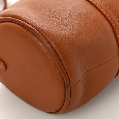 Mansur Gavriel Pebbled Calfskin Mini Mini Duffel Bag Saddle 6 of 7