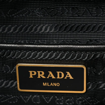 Prada Tessuto Nylon Soft Calfskin Small Backpack Black 6 of 8