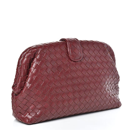 Bottega Veneta Nappa Intrecciato The Lauren 1980 Clutch Gigolo Red 3 of 7