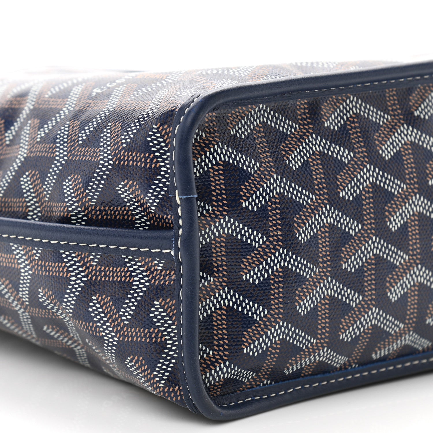 Goyard Goyardine Reversible Mini Anjou Navy 9 of 10