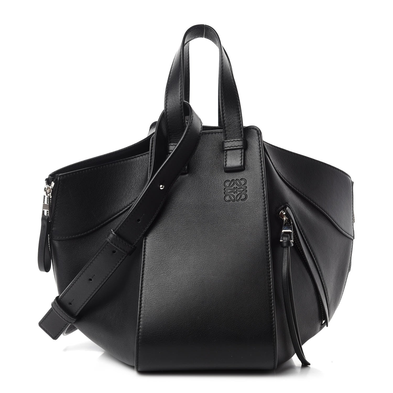 Loewe Calfskin Small Hammock Shoulder Bag Black 1 of 10