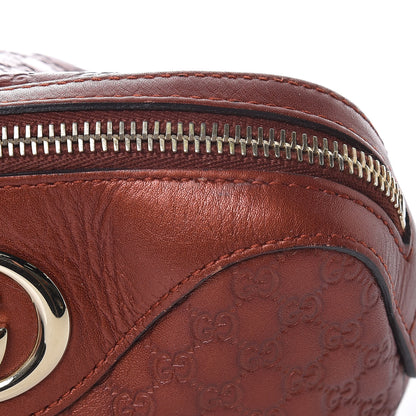 Gucci Metallic Microguccissima GG Cosmetic Case Burnt Orange 8 of 9