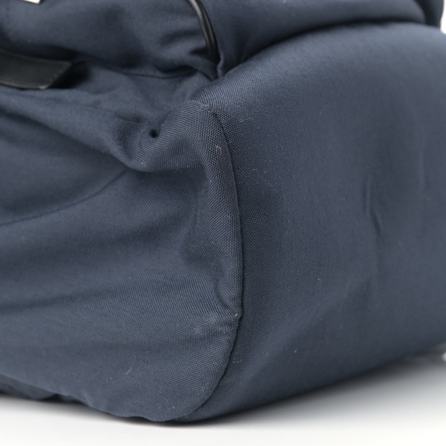 Saint Laurent Canvas Moon Backpack Navy 8 of 10