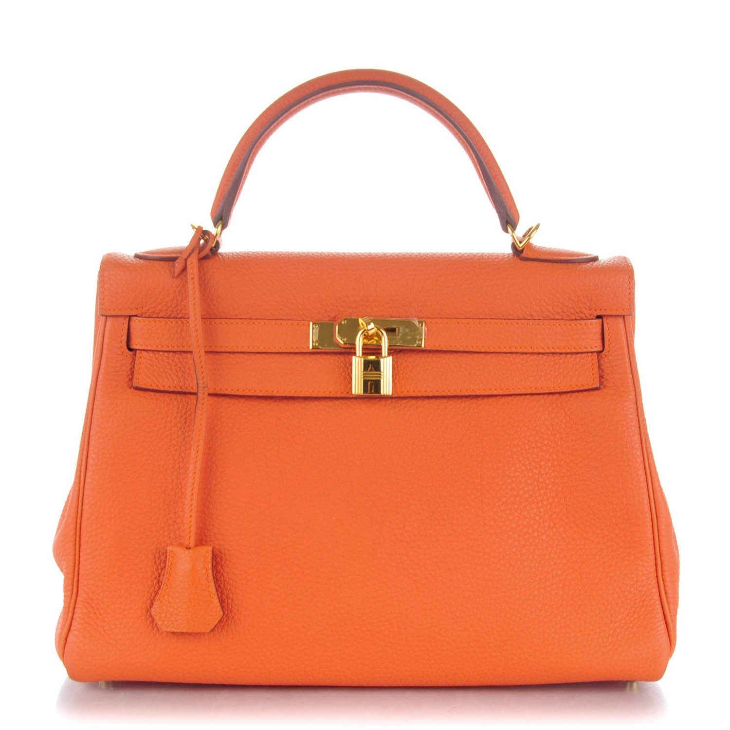 Hermes Togo Kelly Retourne 32 Orange 1 of 25