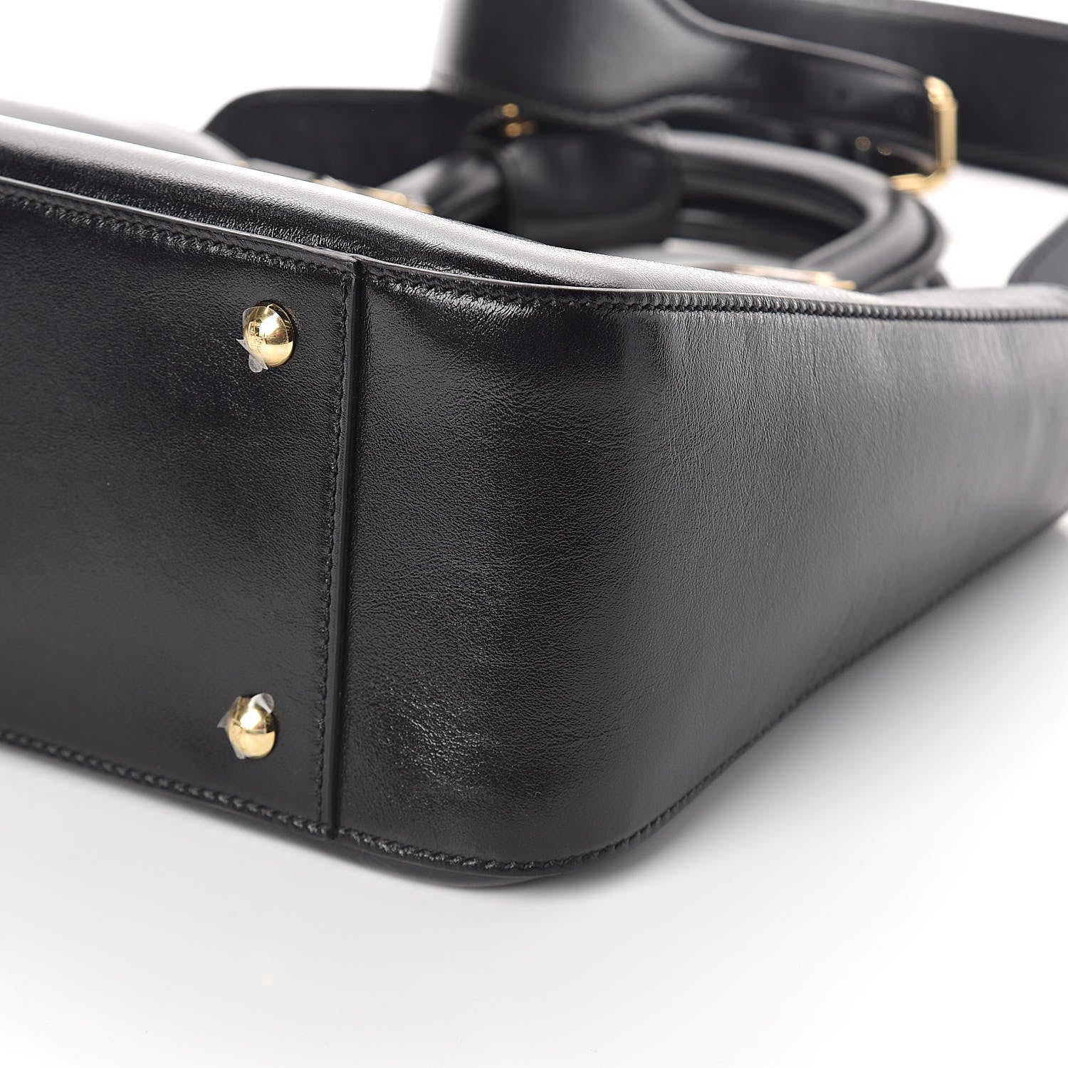 Fendi Vitello Glacier Small FF Tote Black 8 of 8