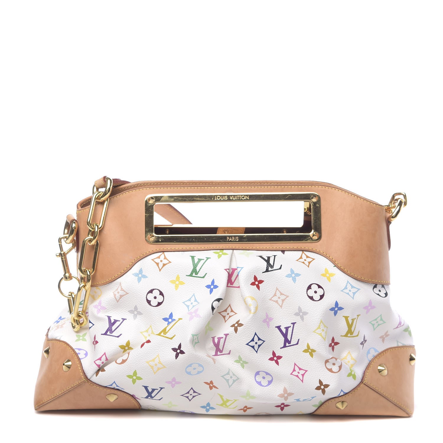 Louis Vuitton Monogram Multicolor Judy GM White 1 of 10