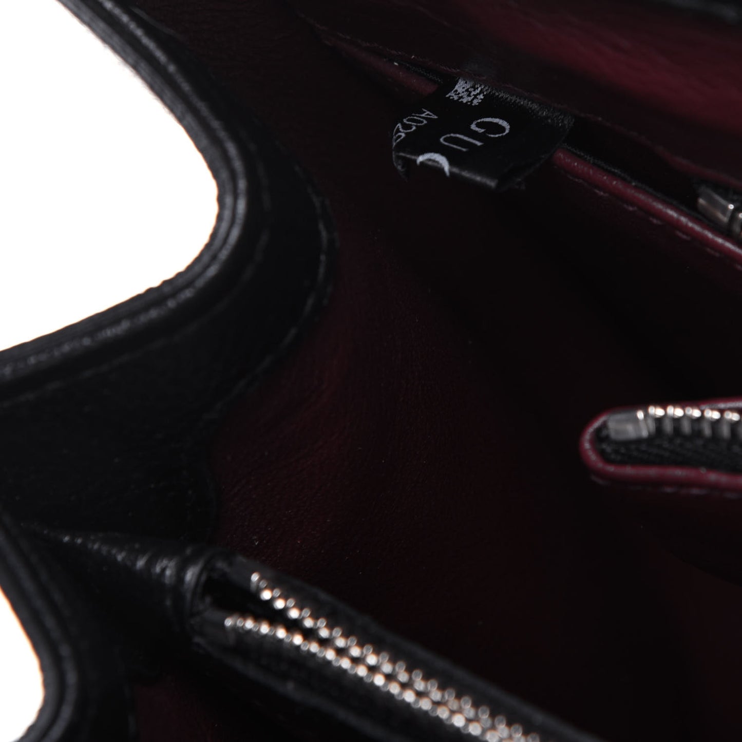 Grainy Calfskin Small Zumi Top Handle Bag Black