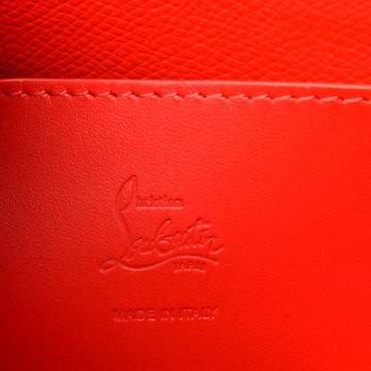 Christian Louboutin Crocodile Embossed Calfskin Spiked Small Cabarock Shopper Tote Red 6 of 9