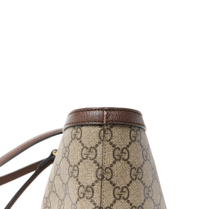 Gucci GG Supreme Monogram Medium Ophidia Shopping Tote Brown 17 of 18