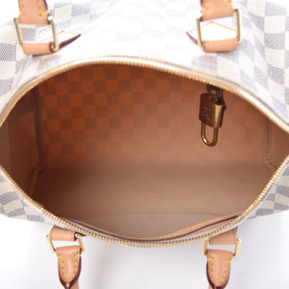 Louis Vuitton Damier Azur Speedy Bandouliere 30 5 of 6
