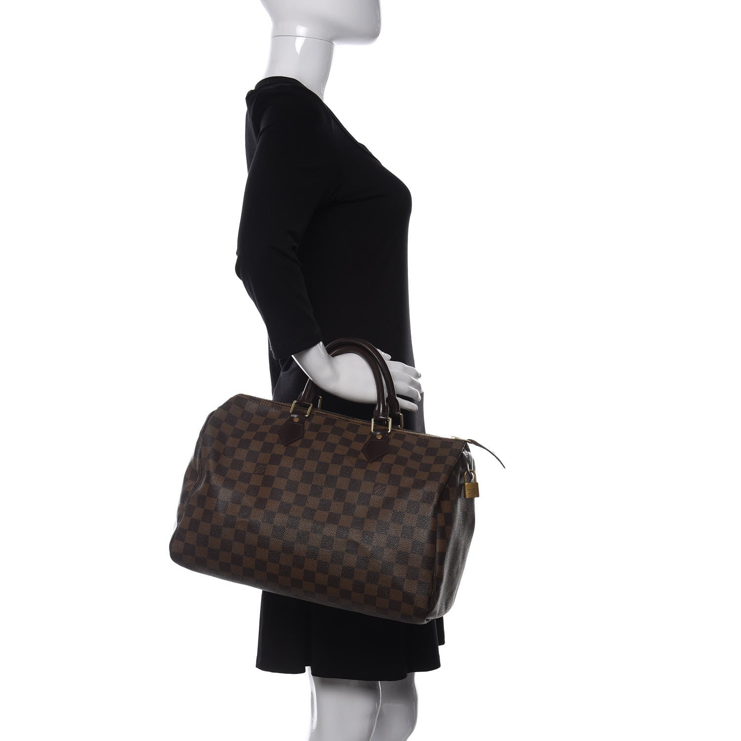 Louis Vuitton Damier Ebene Speedy 35 2 of 16
