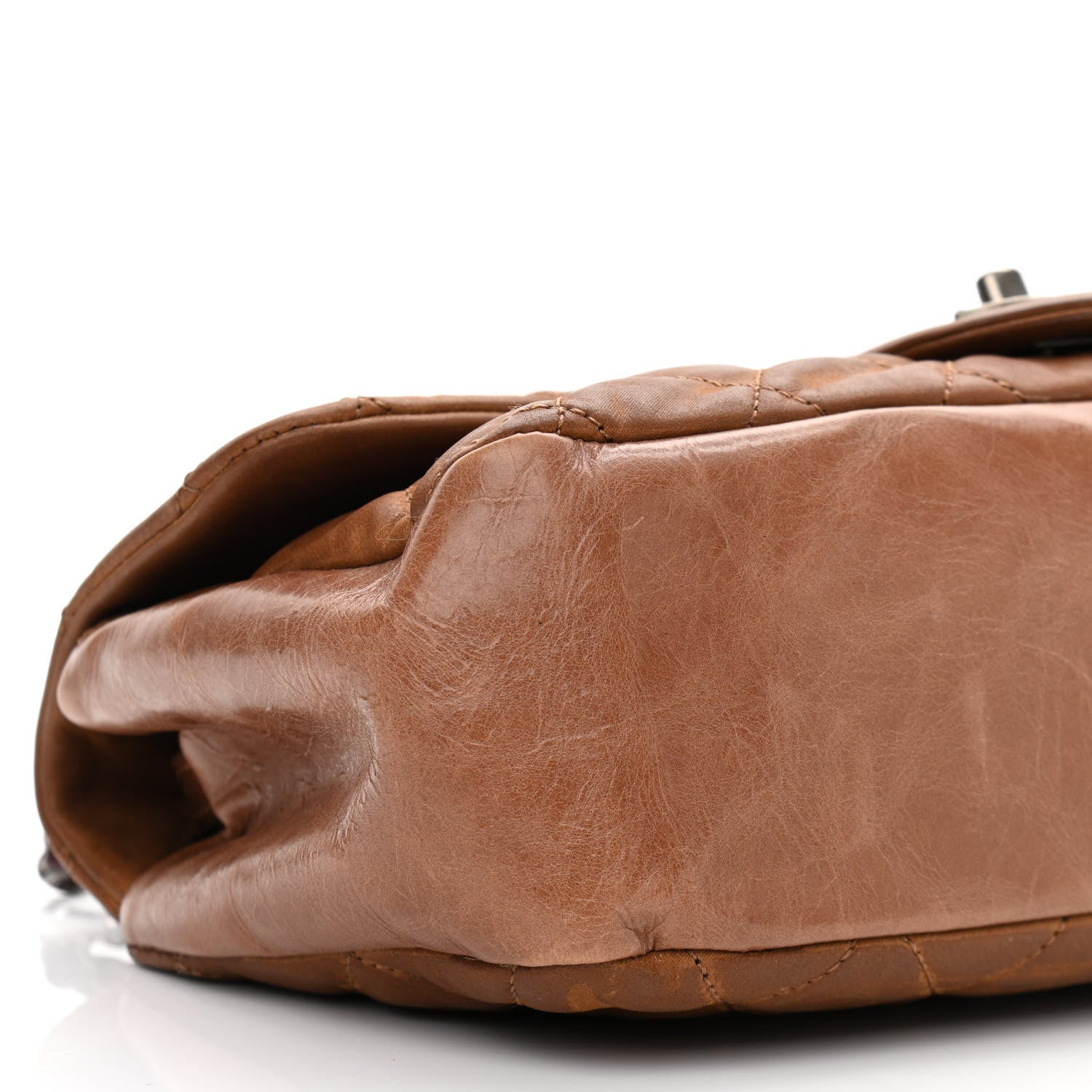 Chanel Iridescent Calfskin Medium In The Mix Flap Light Brown 8 of 12