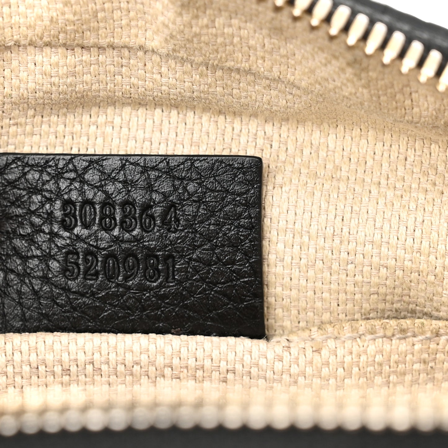 Pebbled Calfskin Small Soho Disco Bag Black