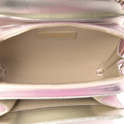 Chanel Metallic Lambskin Like A Wallet Flap Golden Pink 5 of 12