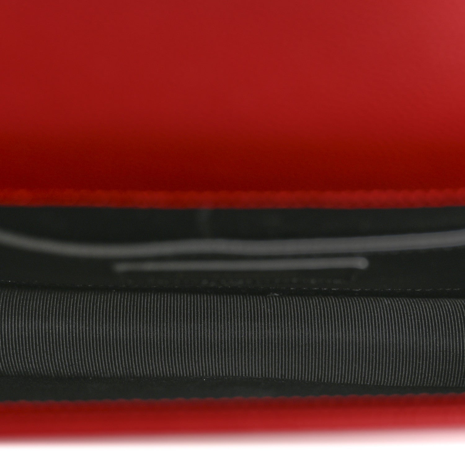 Saint Laurent Grain De Poudre Classic Monogram Kate Clutch New Red 5 of 13