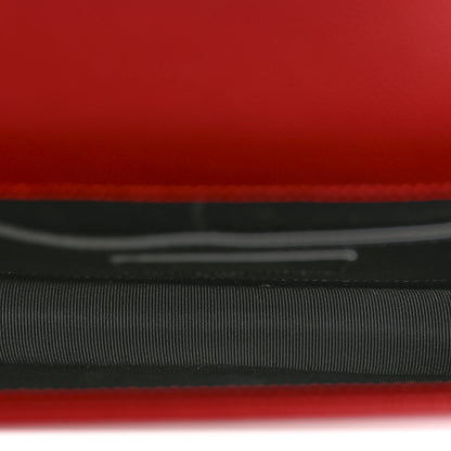 Saint Laurent Grain De Poudre Classic Monogram Kate Clutch New Red 5 of 13