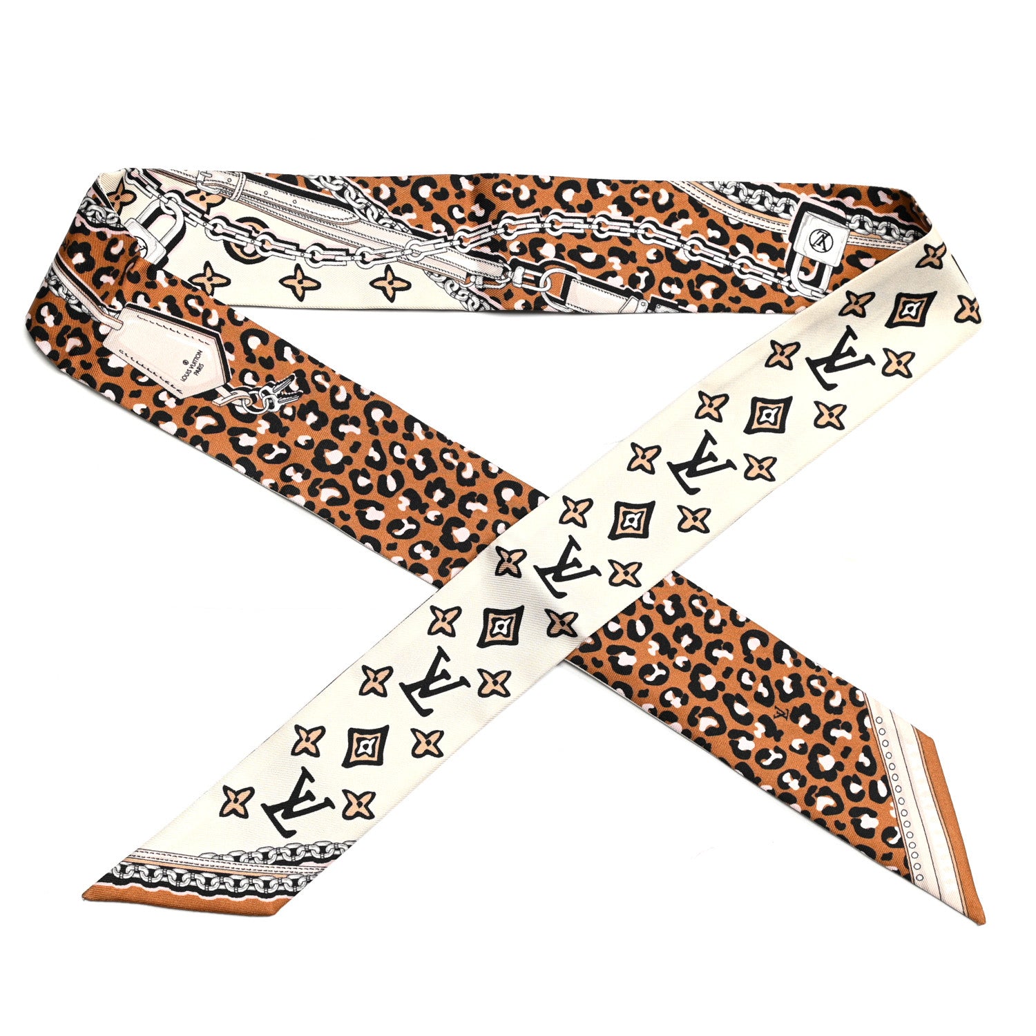 Louis Vuitton Silk Monogram Wild At Heart BB Bandeau Cream 1 of 6