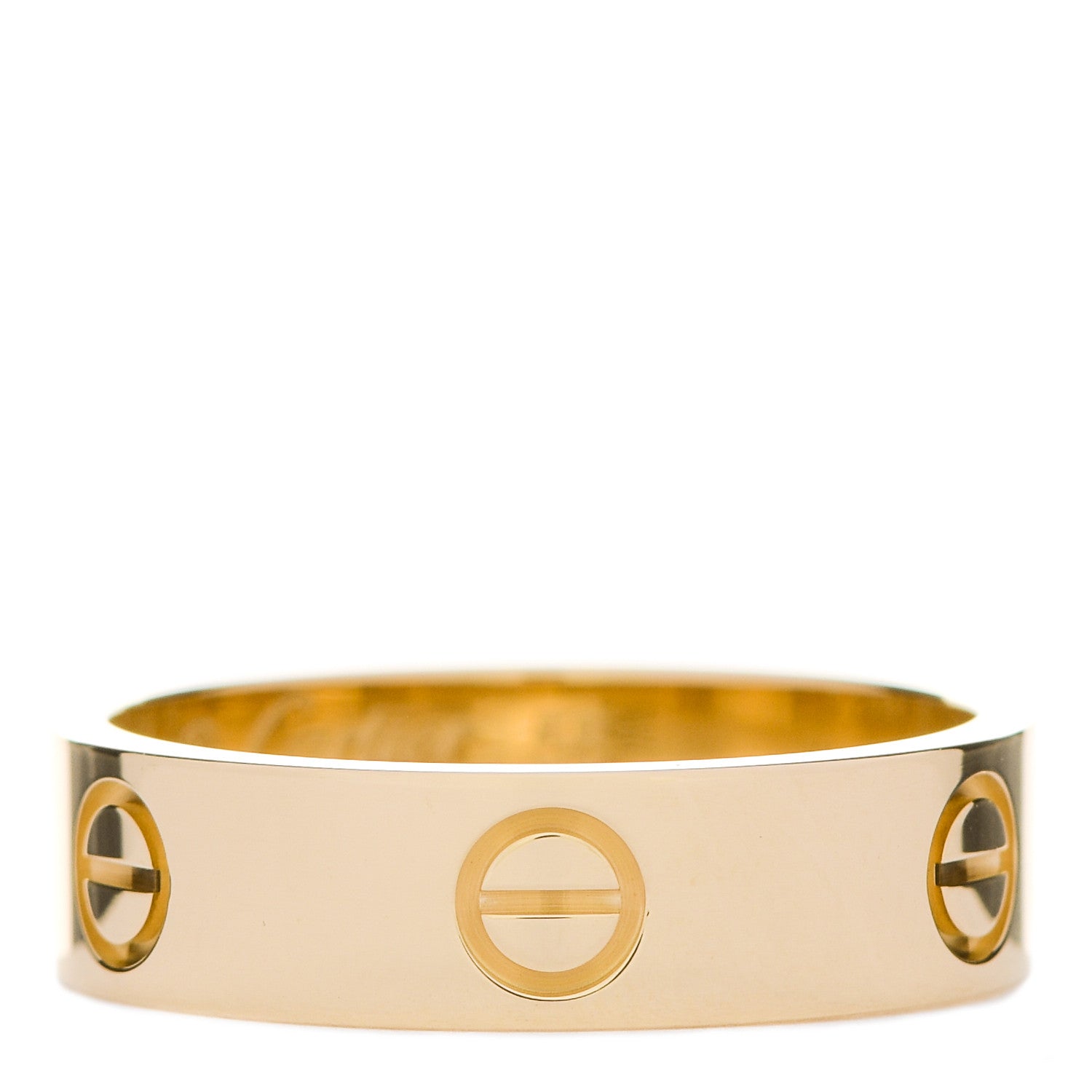 Cartier 18K Yellow Gold 5.5mm LOVE Ring 58 8.5 1 of 5