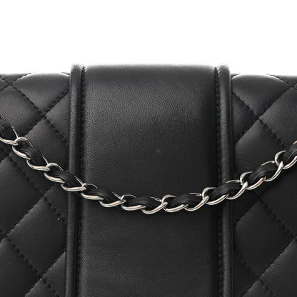 Chanel Lambskin Quilted Elementary Chic Flap Black 8 of 12