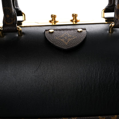Louis Vuitton Calfskin Monogram Speedy Doctor 25 Black 27 of 33