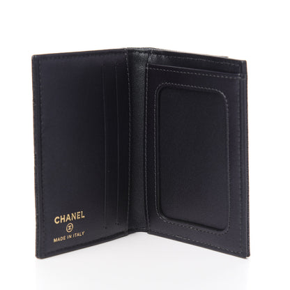 Chanel Iridescent Caviar Quilted Card Holder Wallet Black 4 of 7
